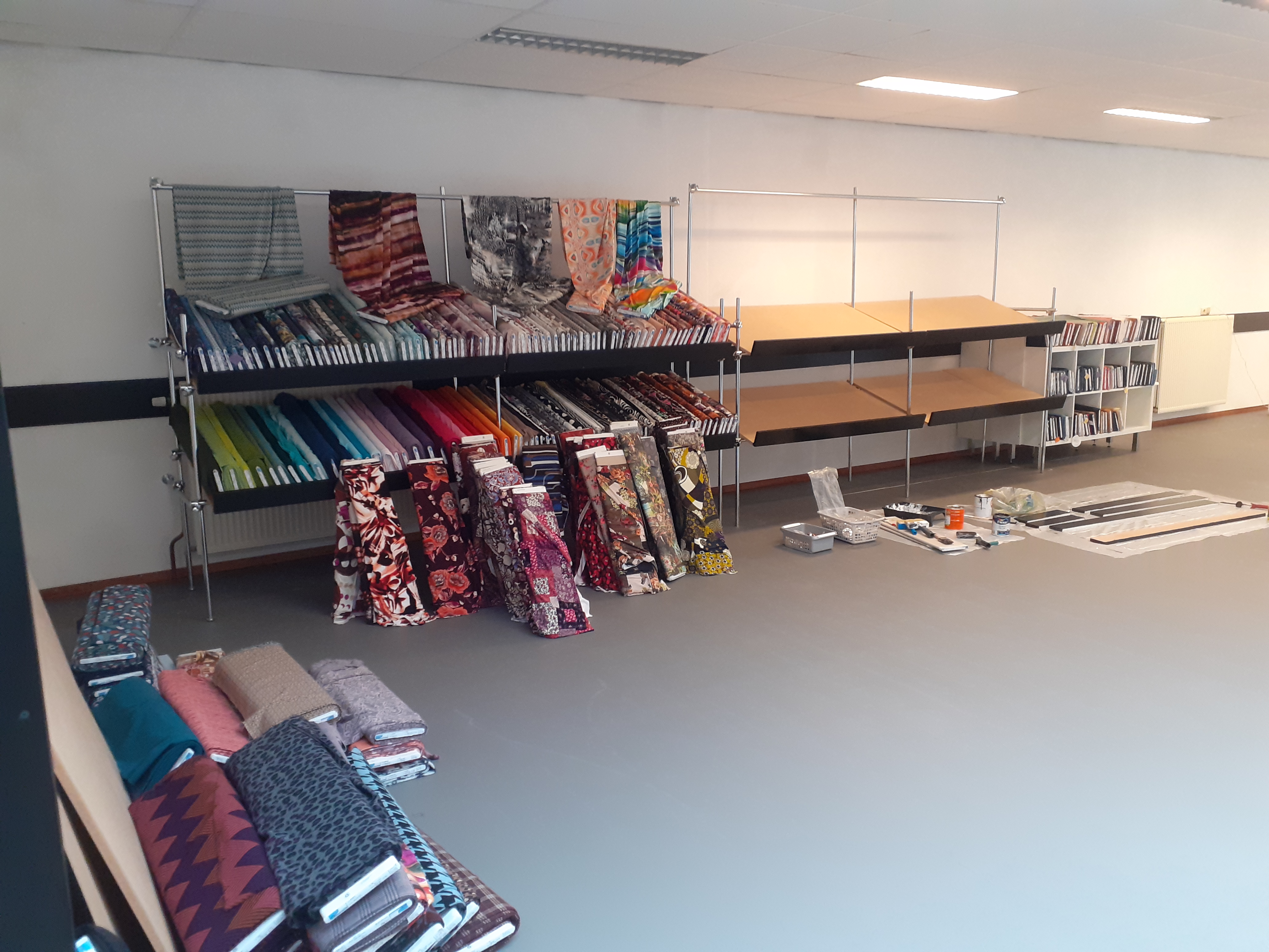 De nieuwe aanbouw in wording