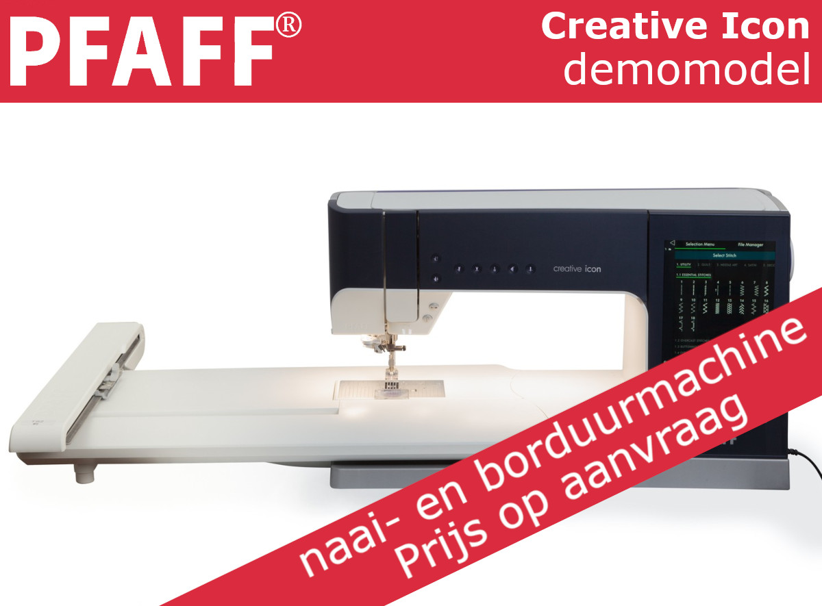 Pfaff Creative Icon naai- en borduurmachine - demomodel - Prijs op aanvraag